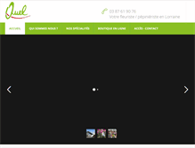 Tablet Screenshot of garden-center-quel.com